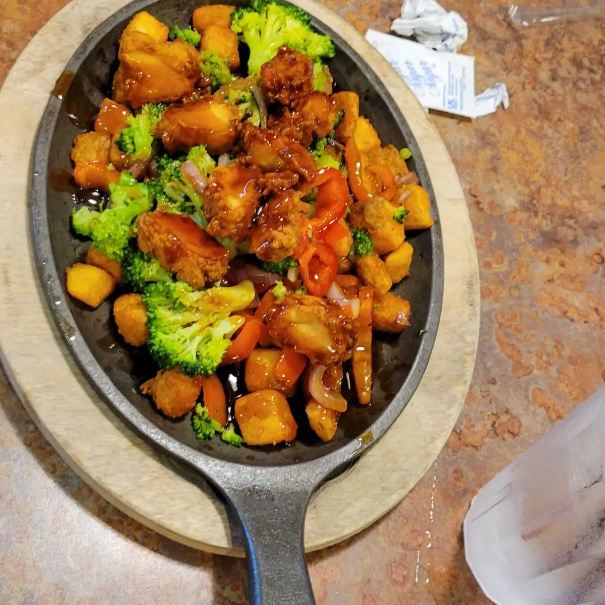 Hibachi Fried Chicken Skillet