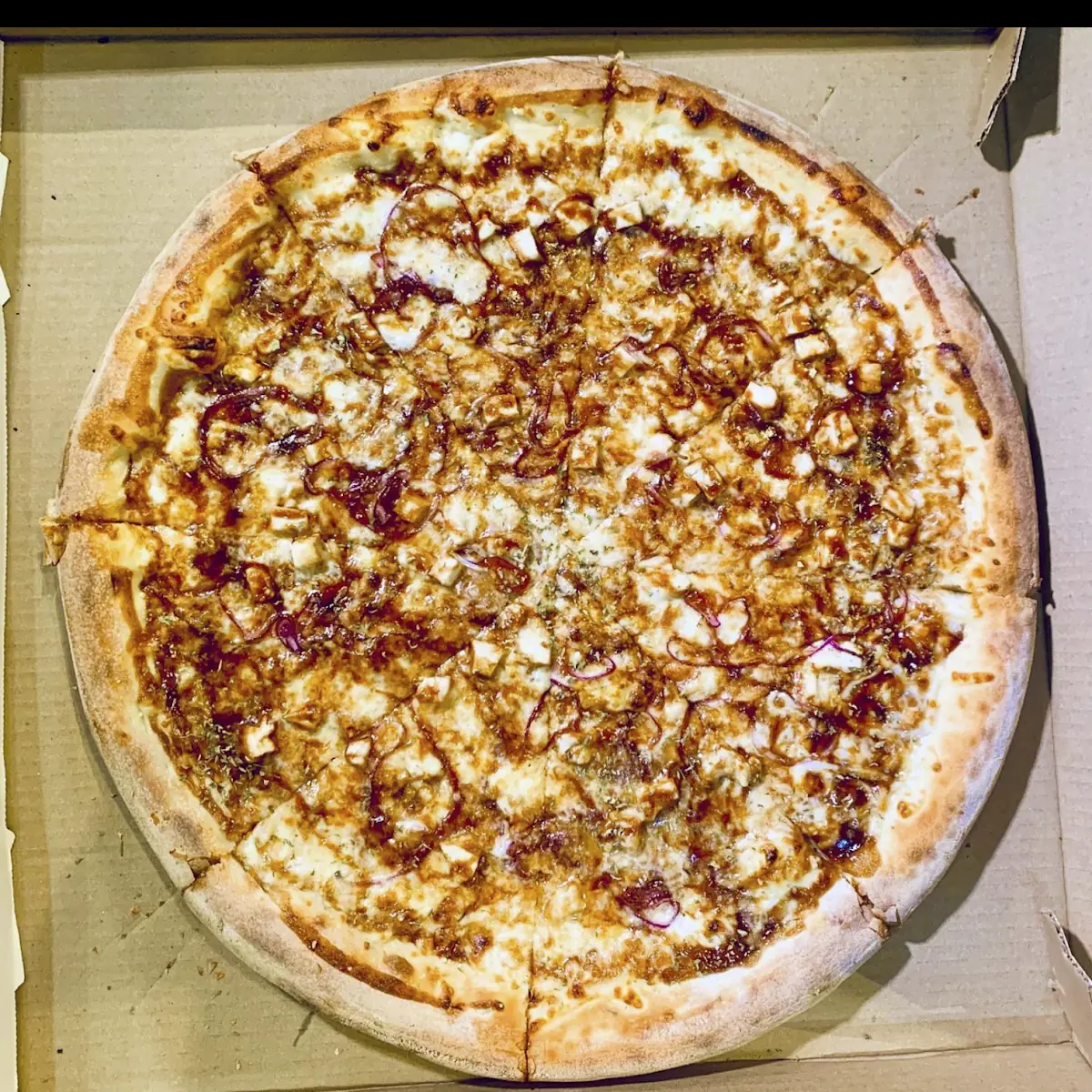Sweet BBQ Chicken Pizza