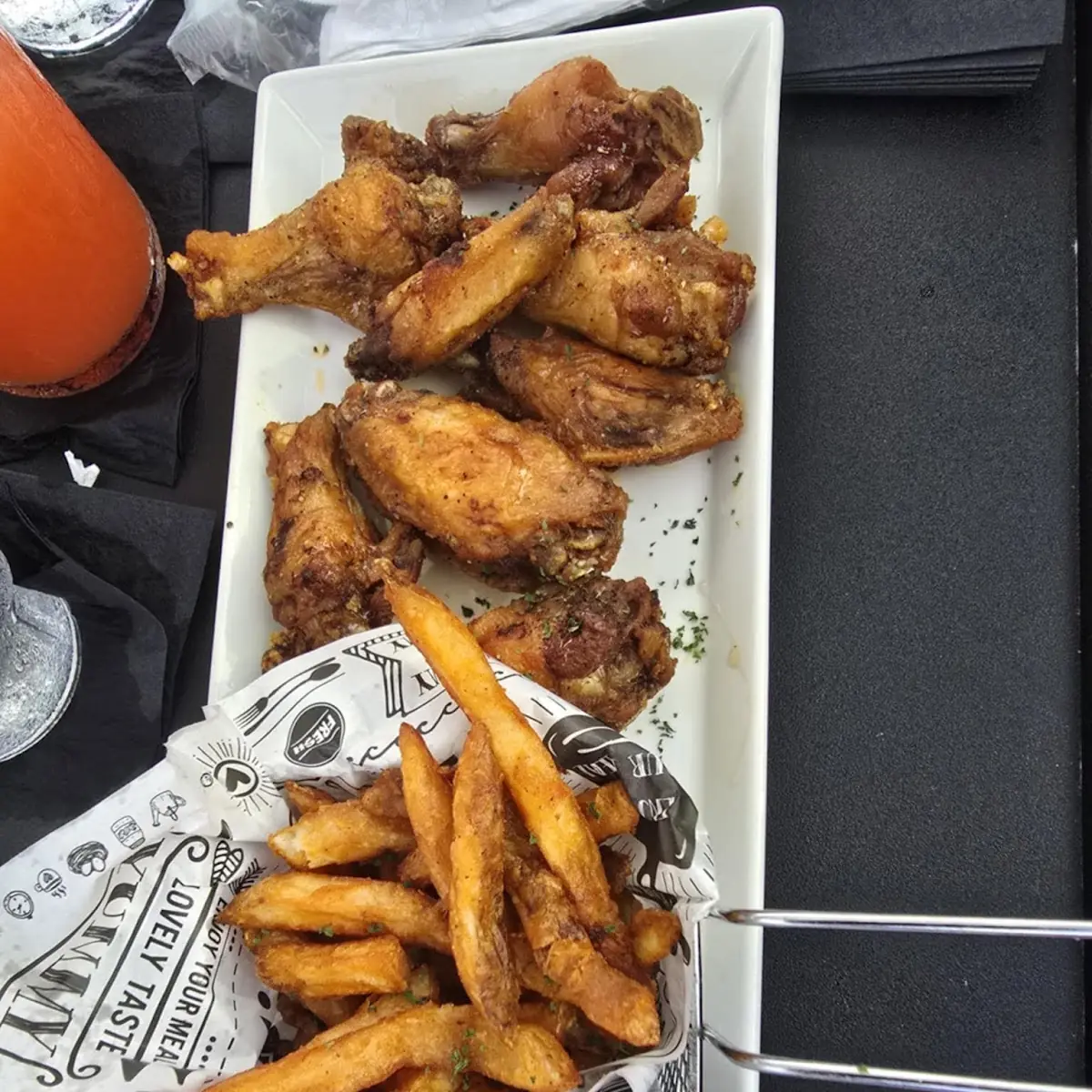 Wings and Fries