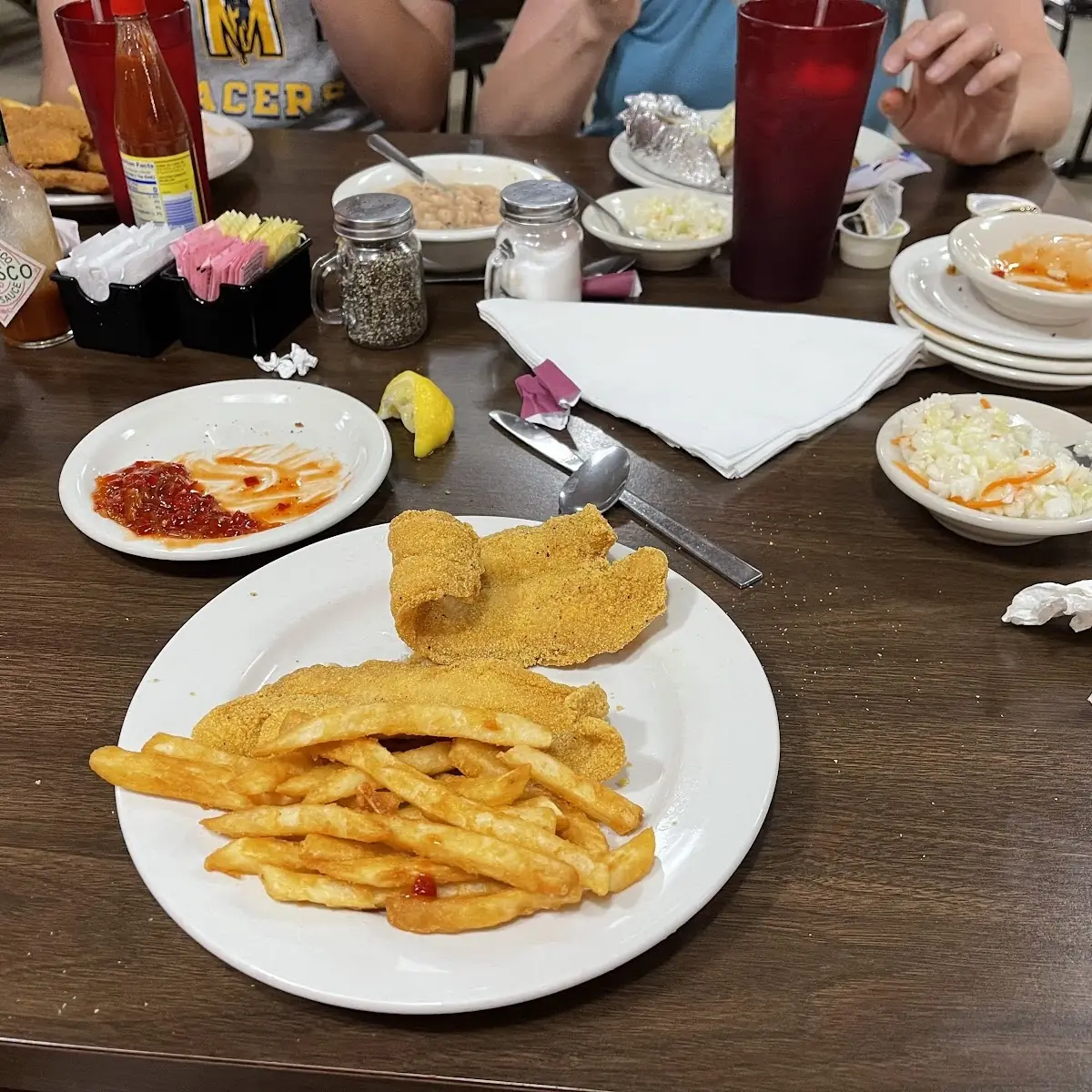 3 Piece Fried Catfish Plate with Fries