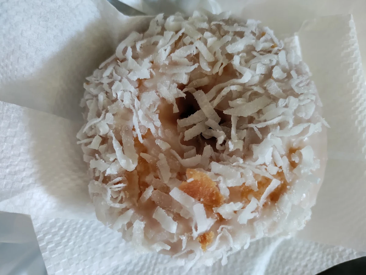Vanilla Coconut Cake Donut