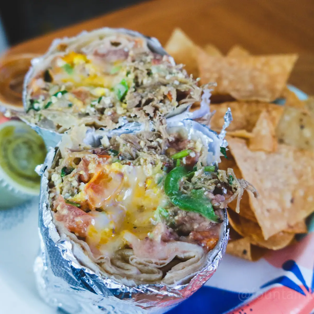 Machaca Breakfast Burrito