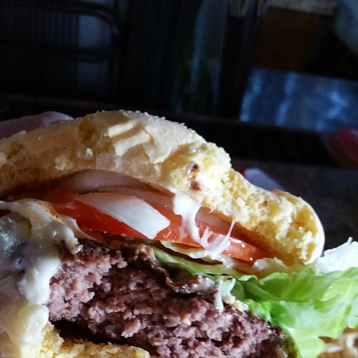 Mushroom Swiss Burger