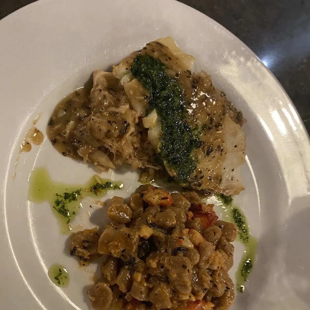 Sea Bass and Gnocchi