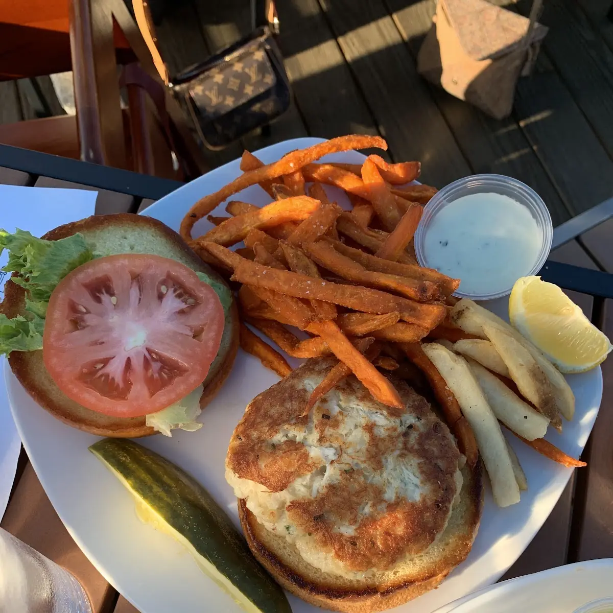 Crab Cake Burger