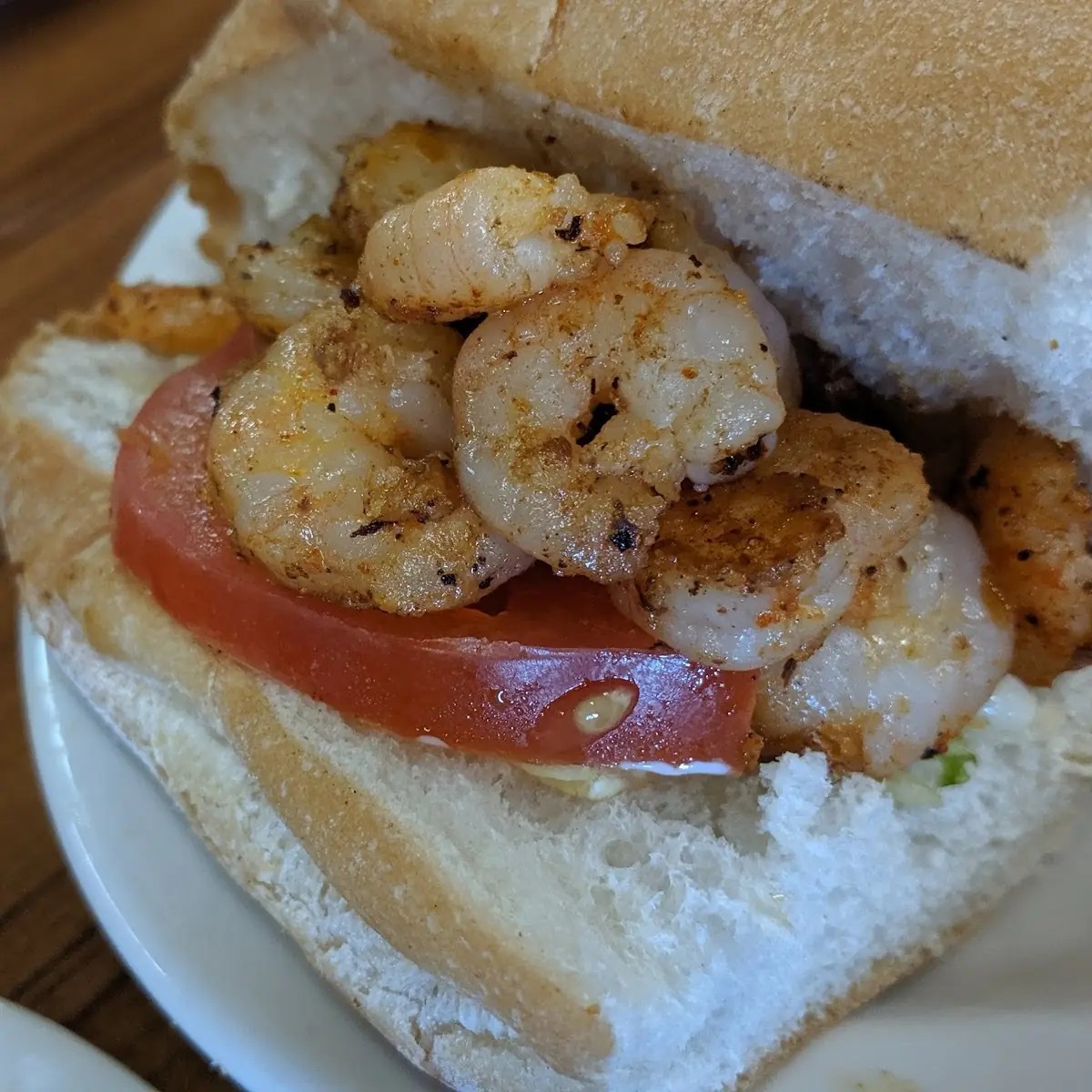 Grilled Shrimp PO'Boy