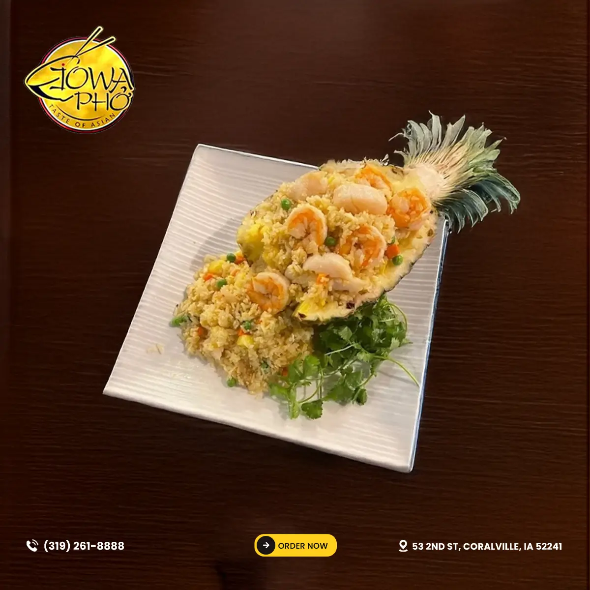 Pineapple & Seafood Fried-Rice