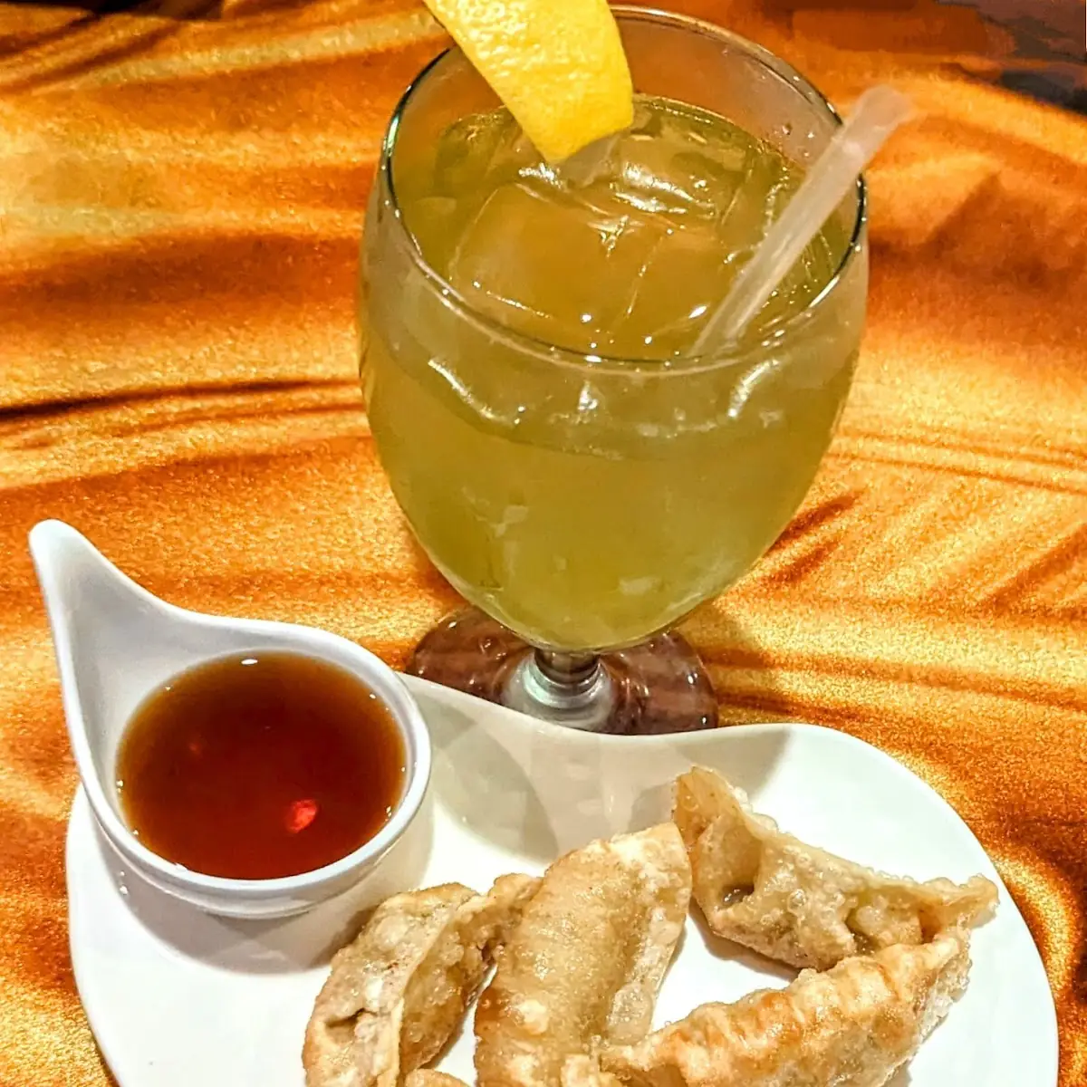 Green Tea and Gyoza