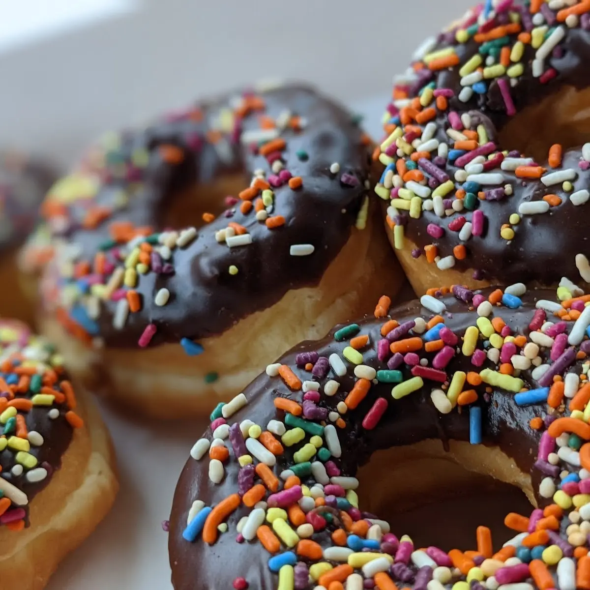 Chocolate Glazed with Sprinkles