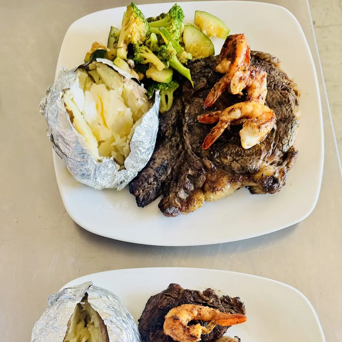 Steak Chicken & Shrimp