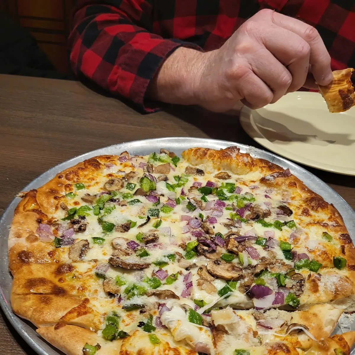Veggie Cheesy Bread