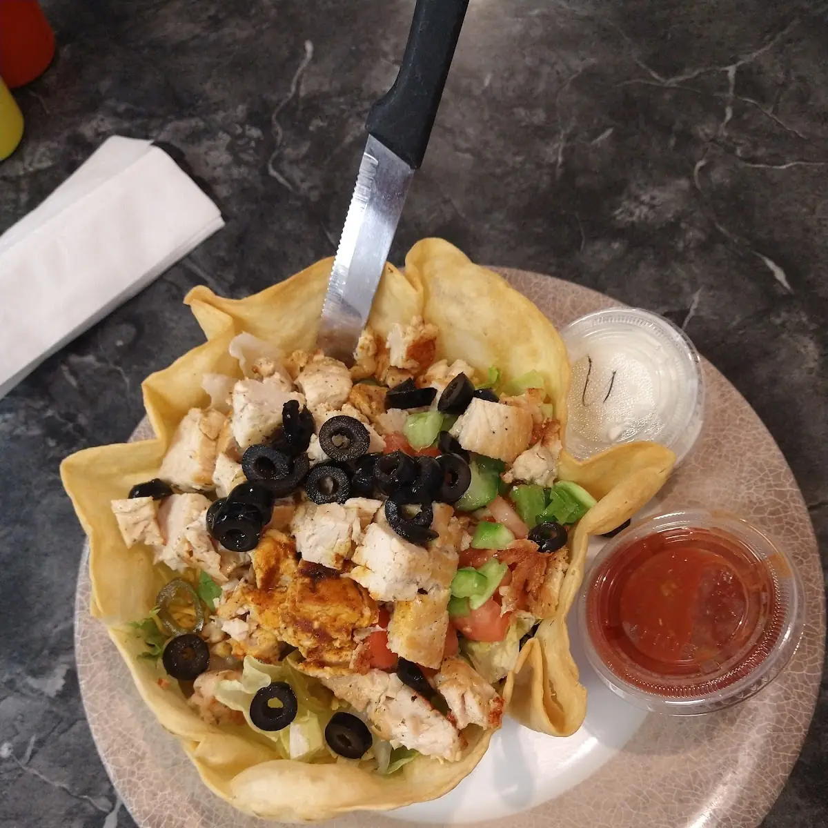 Chicken Taco Salad