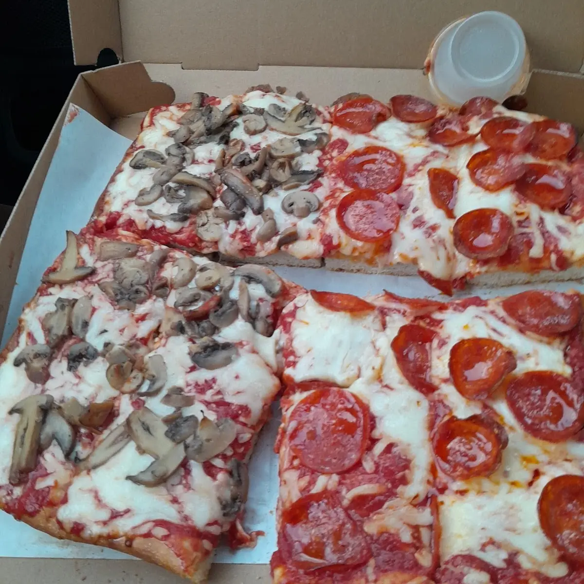 Sicilian Pepperoni Pizza