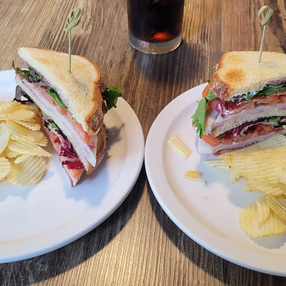 Cranberry Turkey Club Sandwich