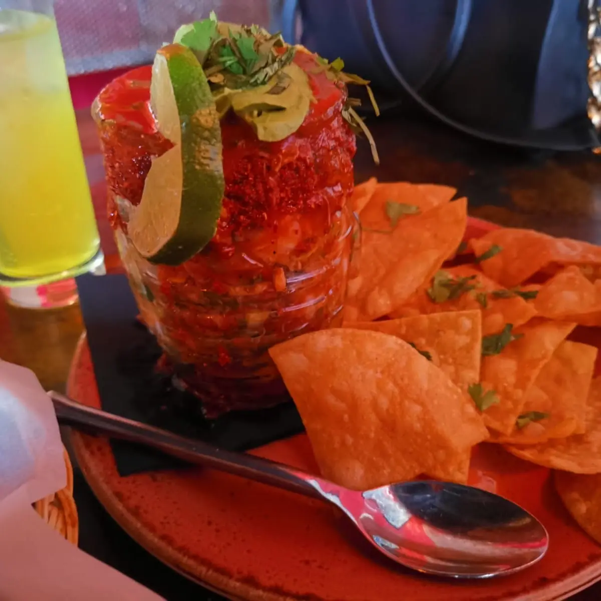 Ceviche with Tortilla Chips