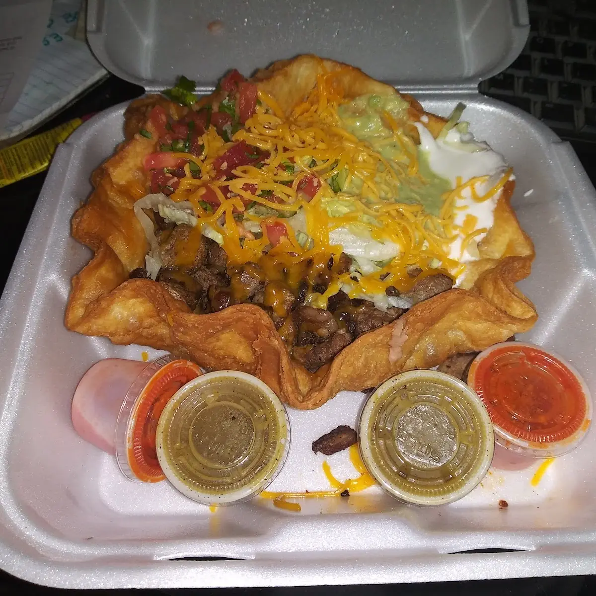 Taco Salad Carne Asada