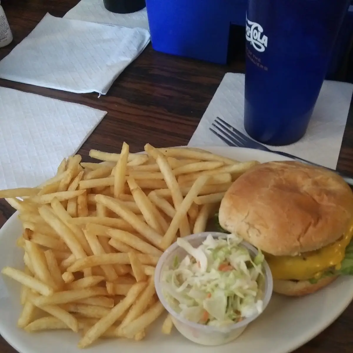 Bacon Cheeseburger Platter