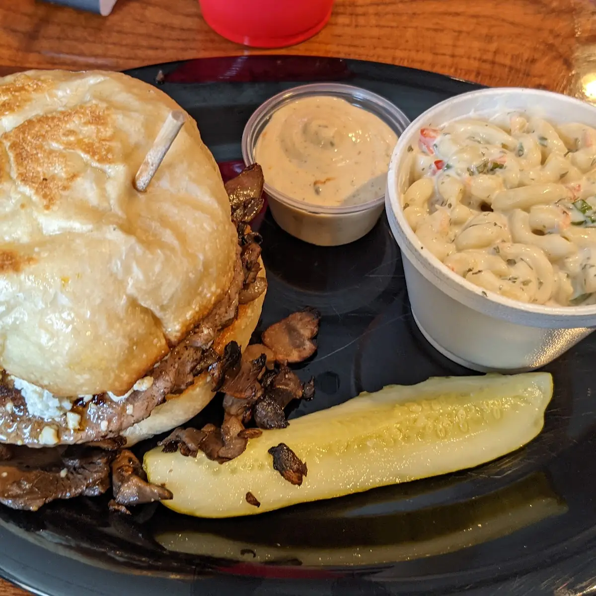 Black and Blue Burger
