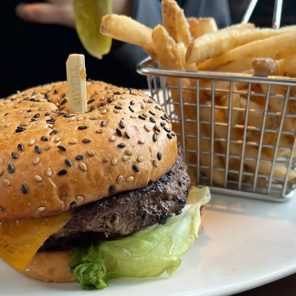 Black Truffle Cheeseburger