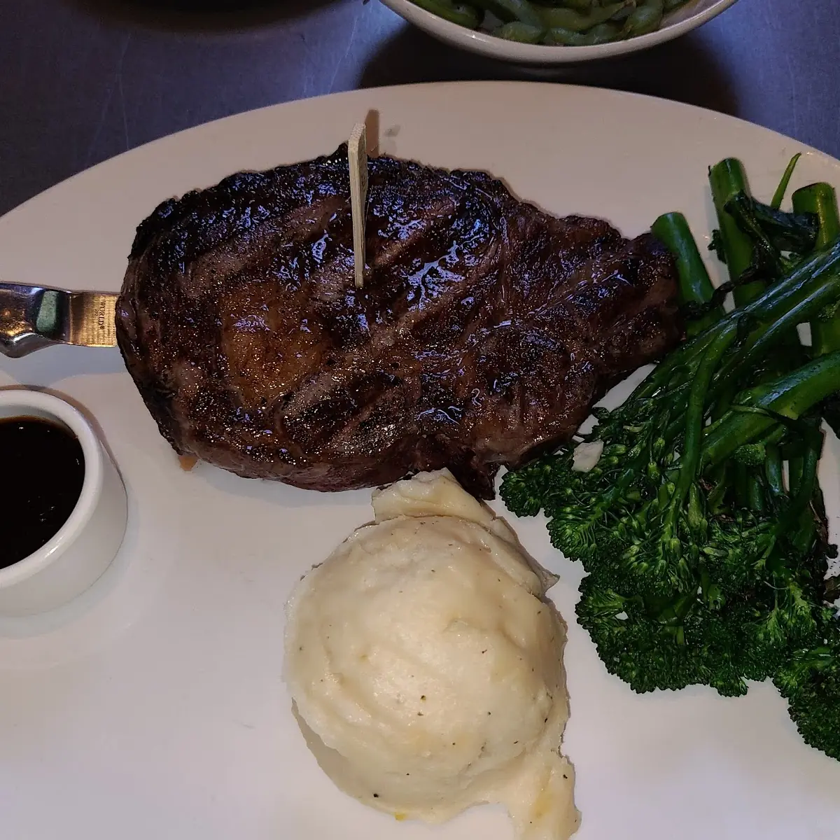 Rib Eye & Shrimp