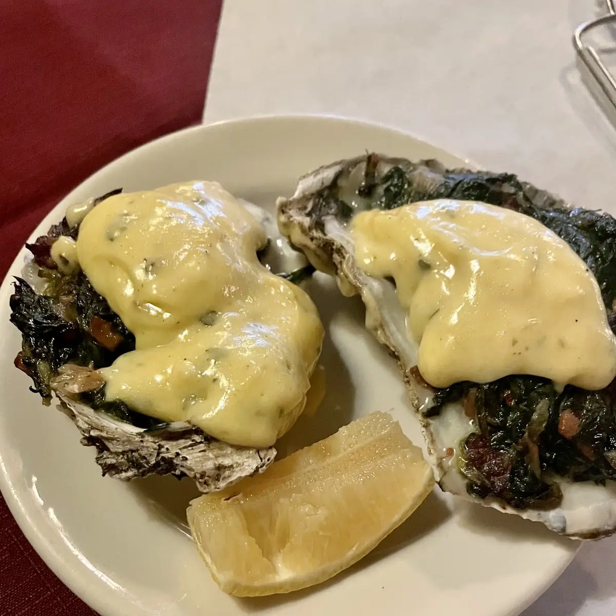 Oysters Rockefeller