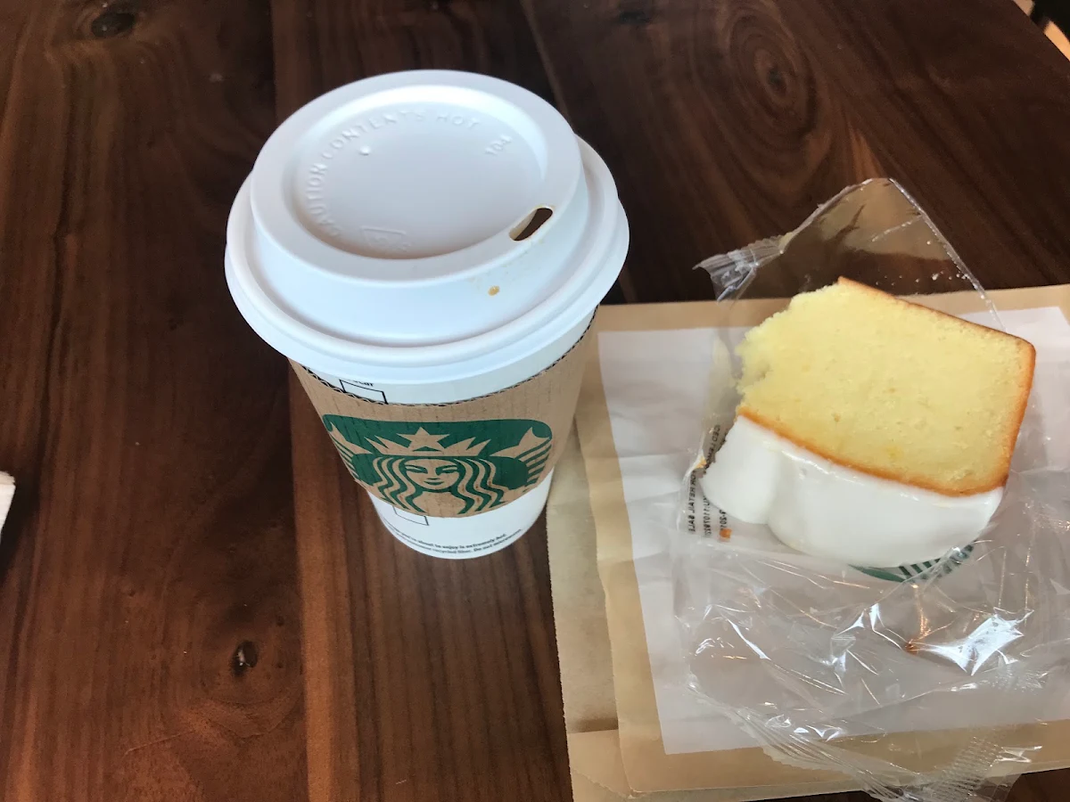 Tall Coffee and Lemon Loaf Cake
