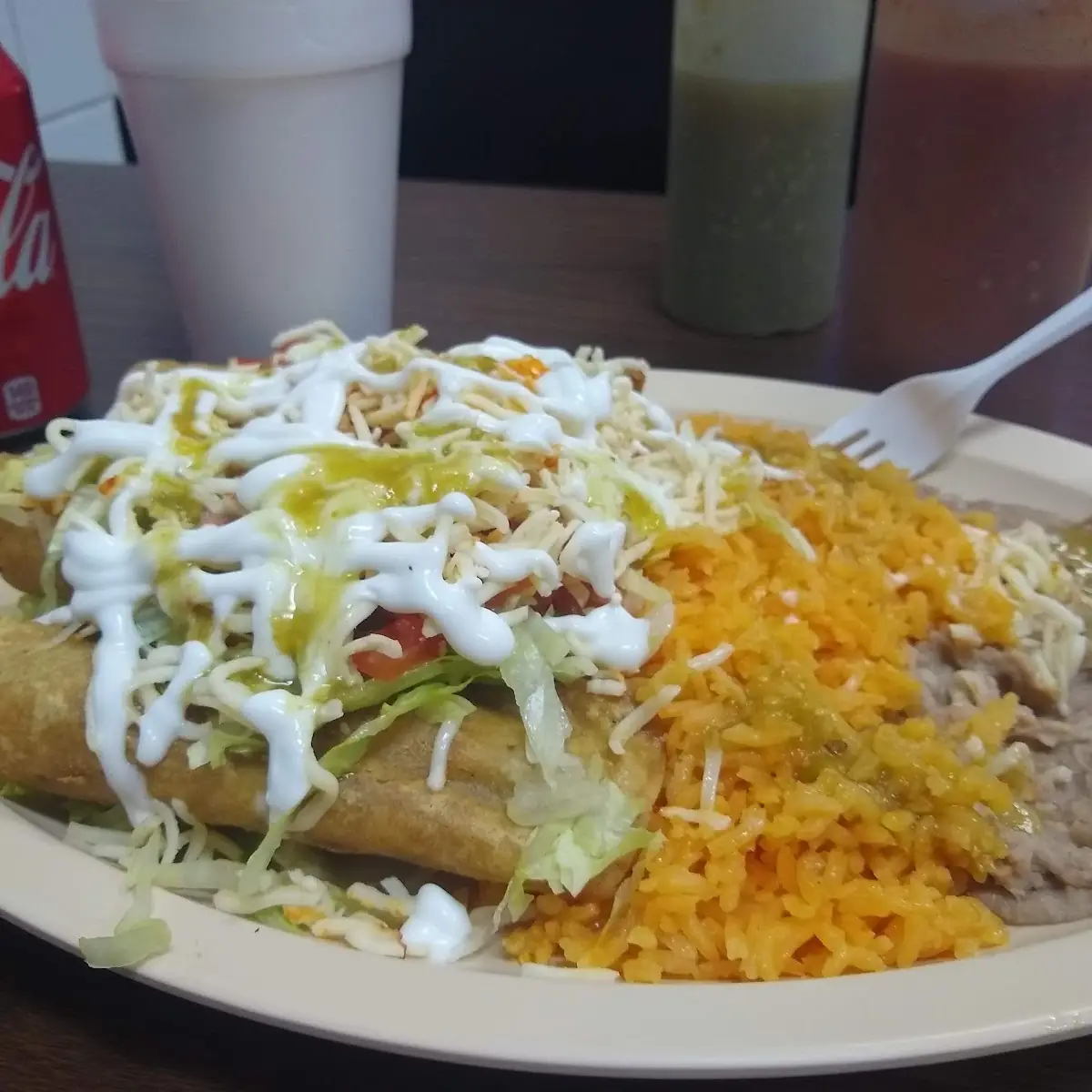 Enchiladas Verdes Con Queso