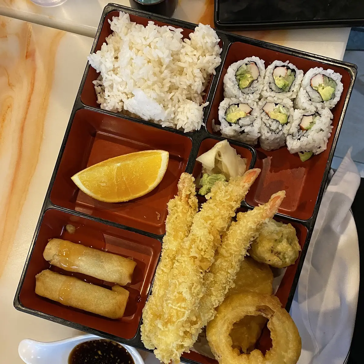 Shrimp Tempura Bento Box