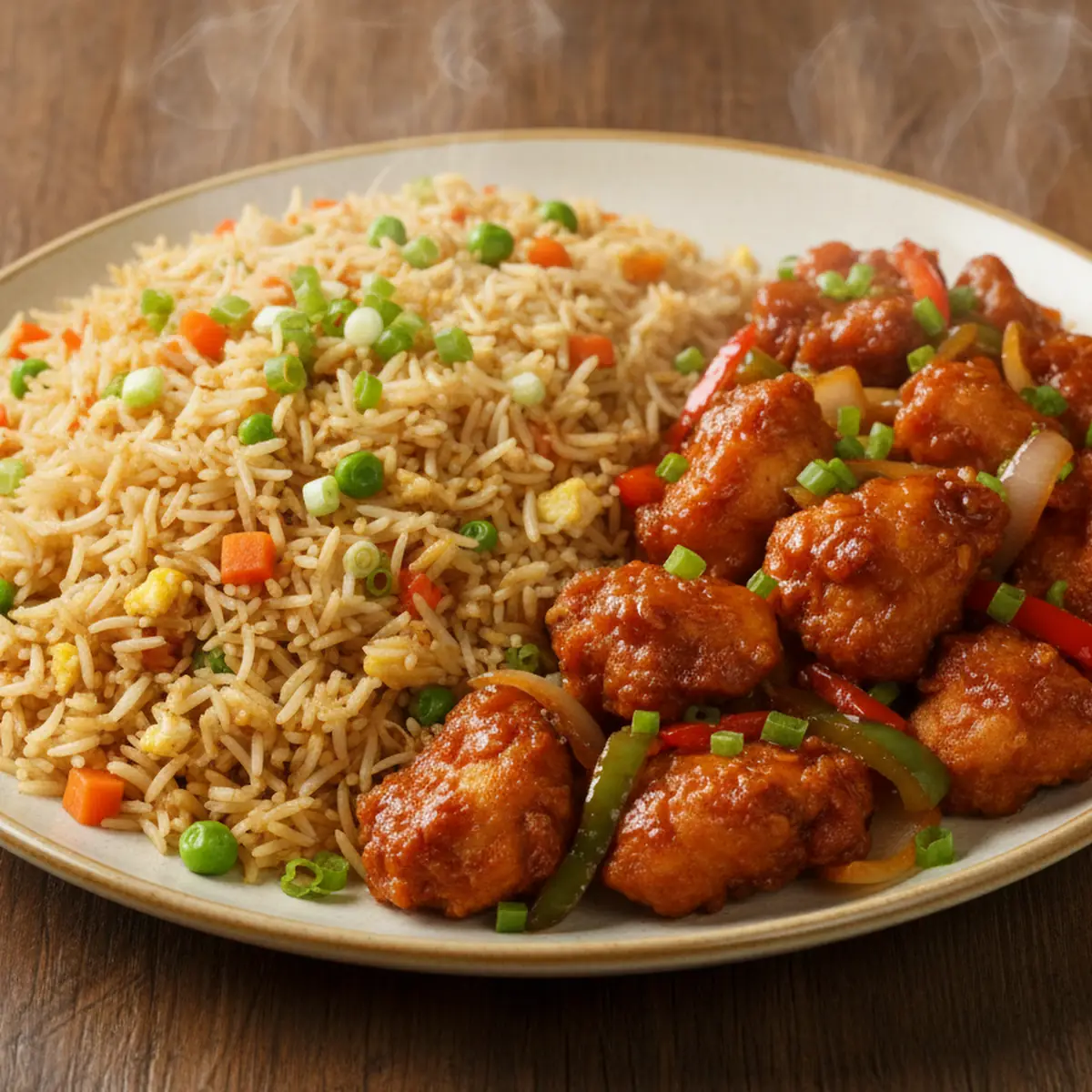 Chili Chicken & Fried Rice Combo
