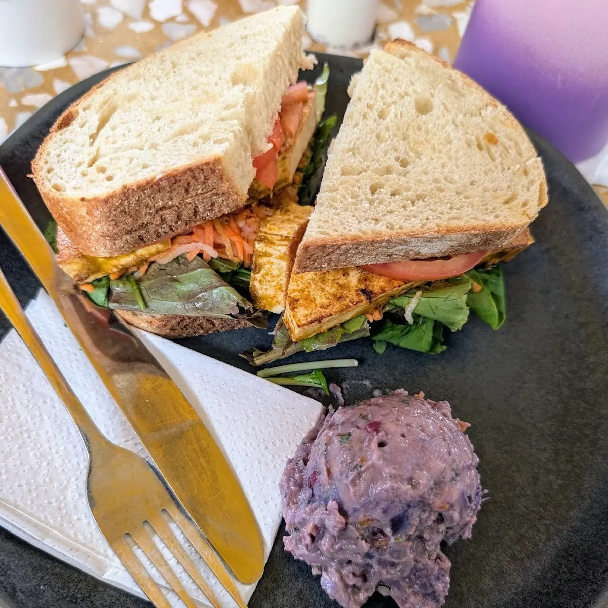 Smoked Tofu Sandwich