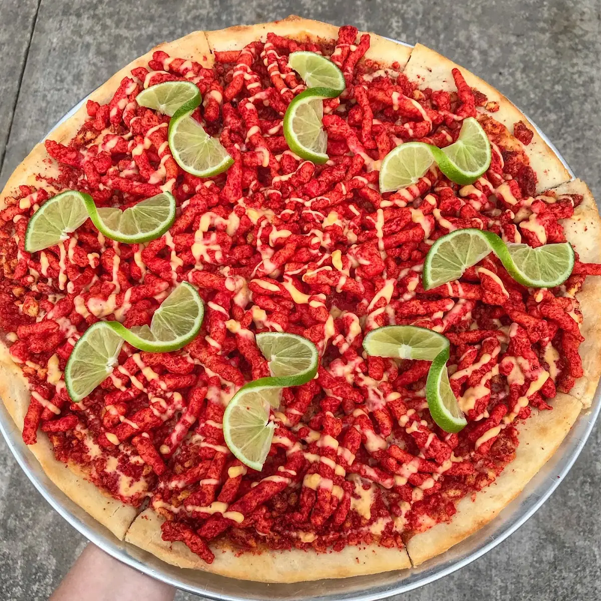 Hot Cheetos Pizza