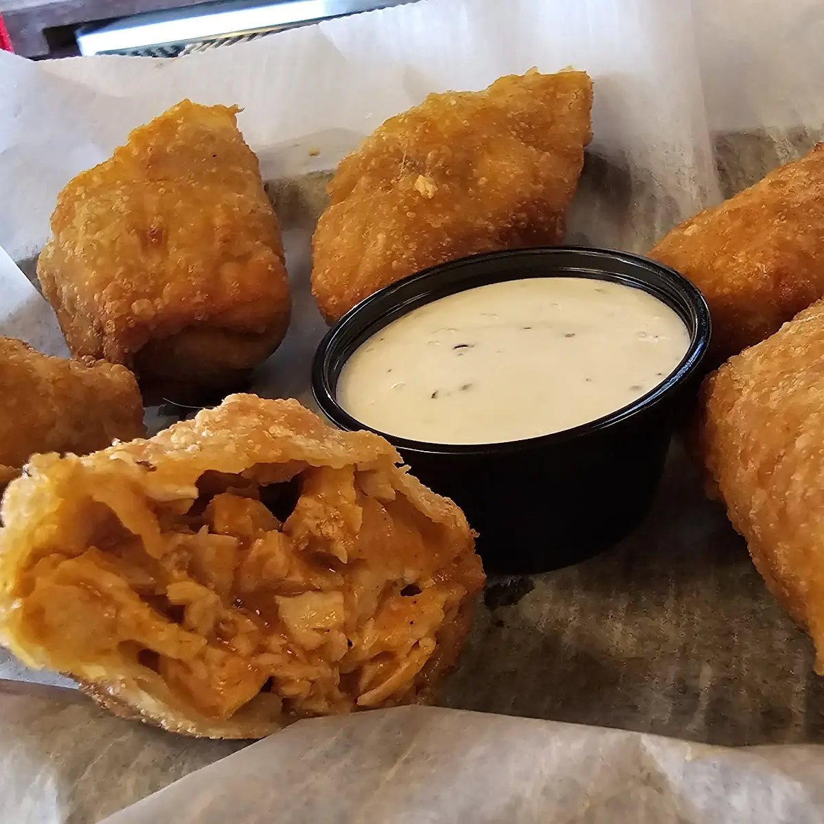 Buffalo Chicken Eggrolls
