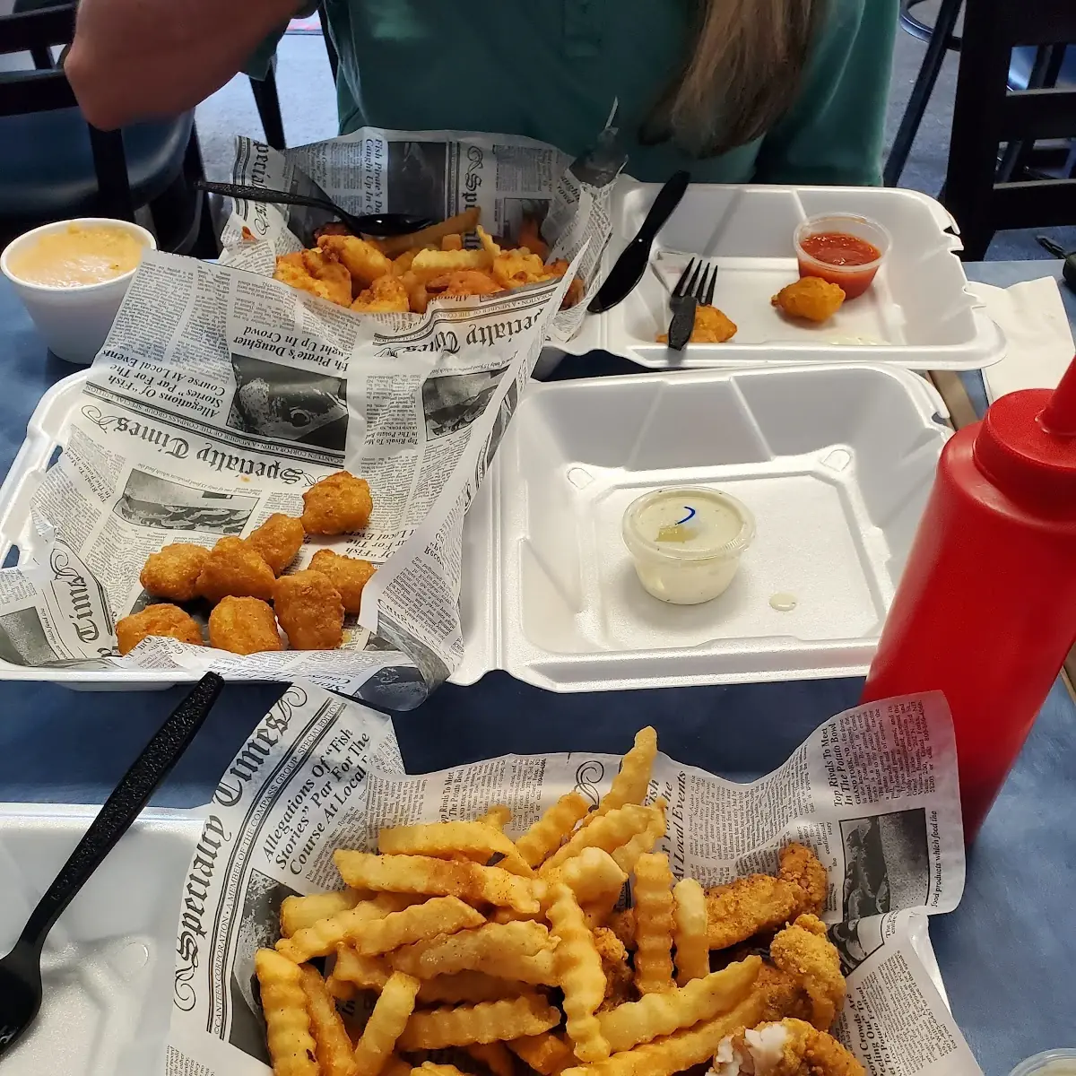 Fried Shrimp Fried Catfish Platters