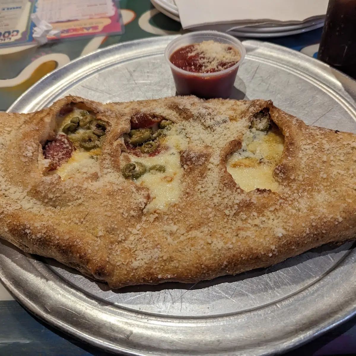 Steak and Cheese Calzone