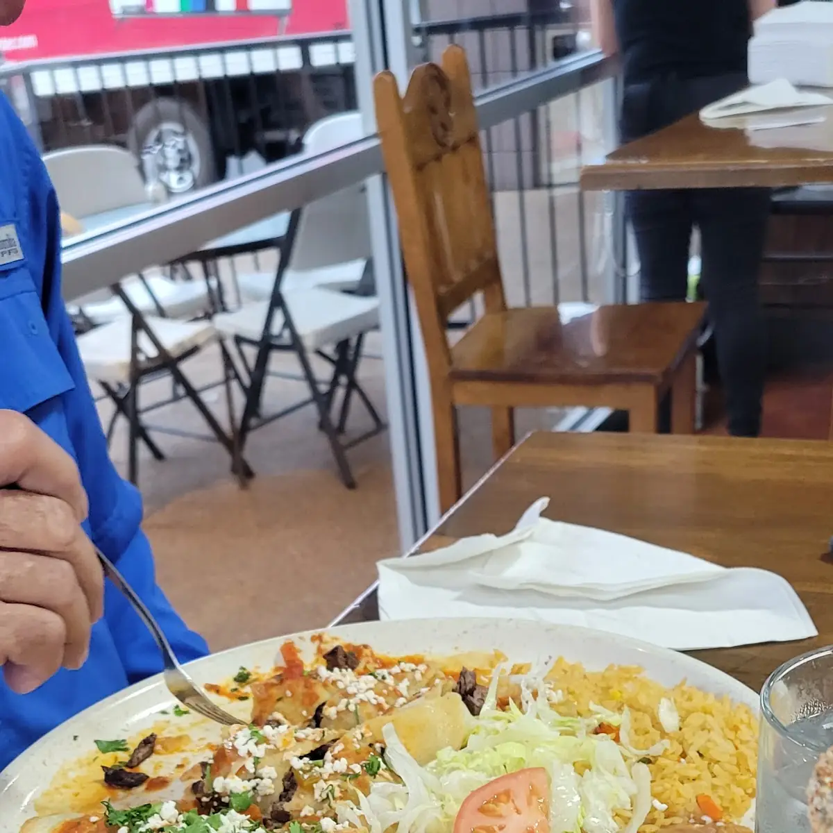 Enchiladas Asada Burrito