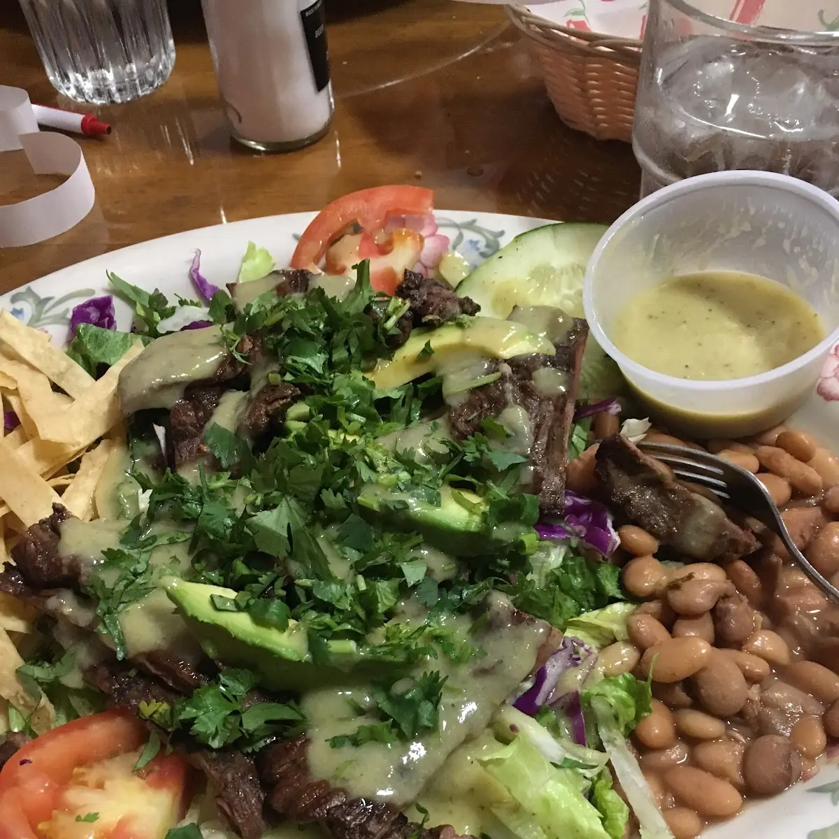 Tequila’S Salad with Steak