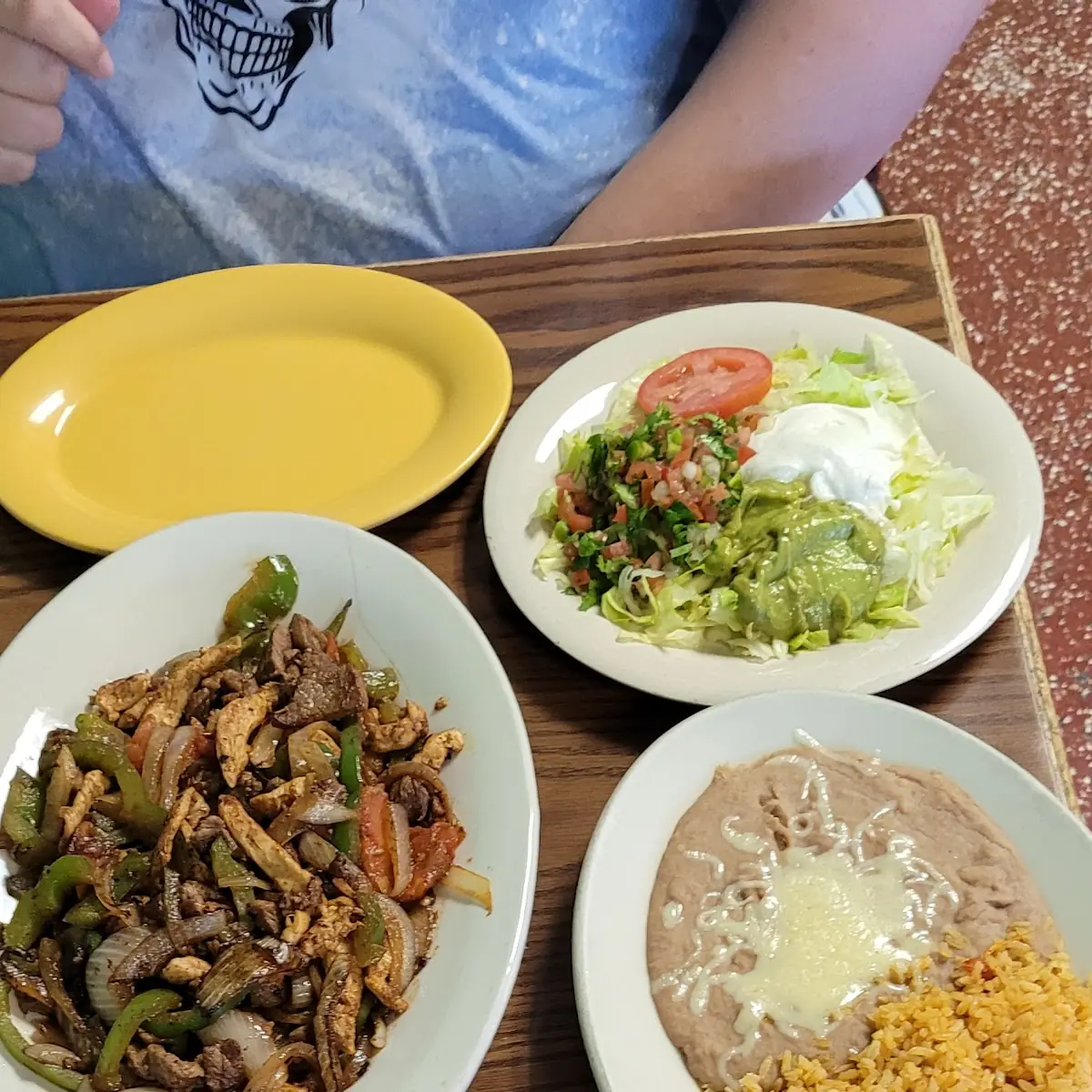 Chicken and Steak Fajitas