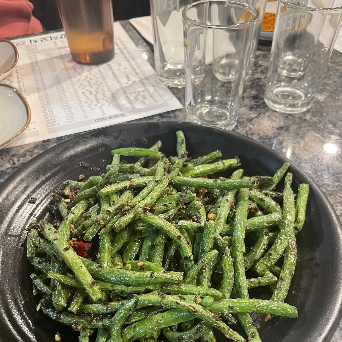 Dry-Fried French Beans