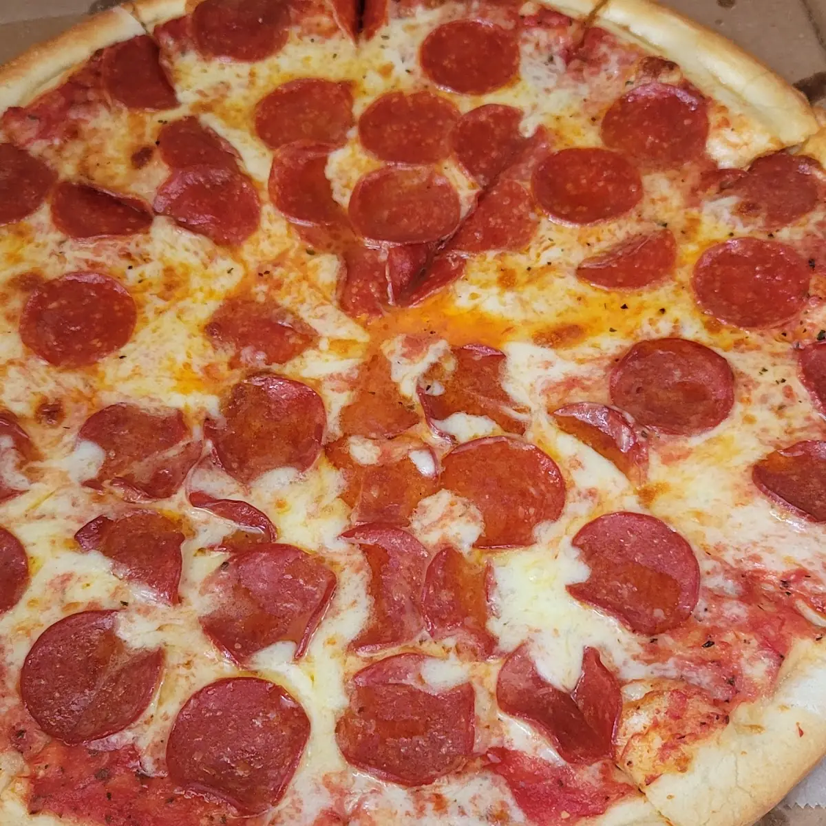 Pepperoni Pizza and Chorizo