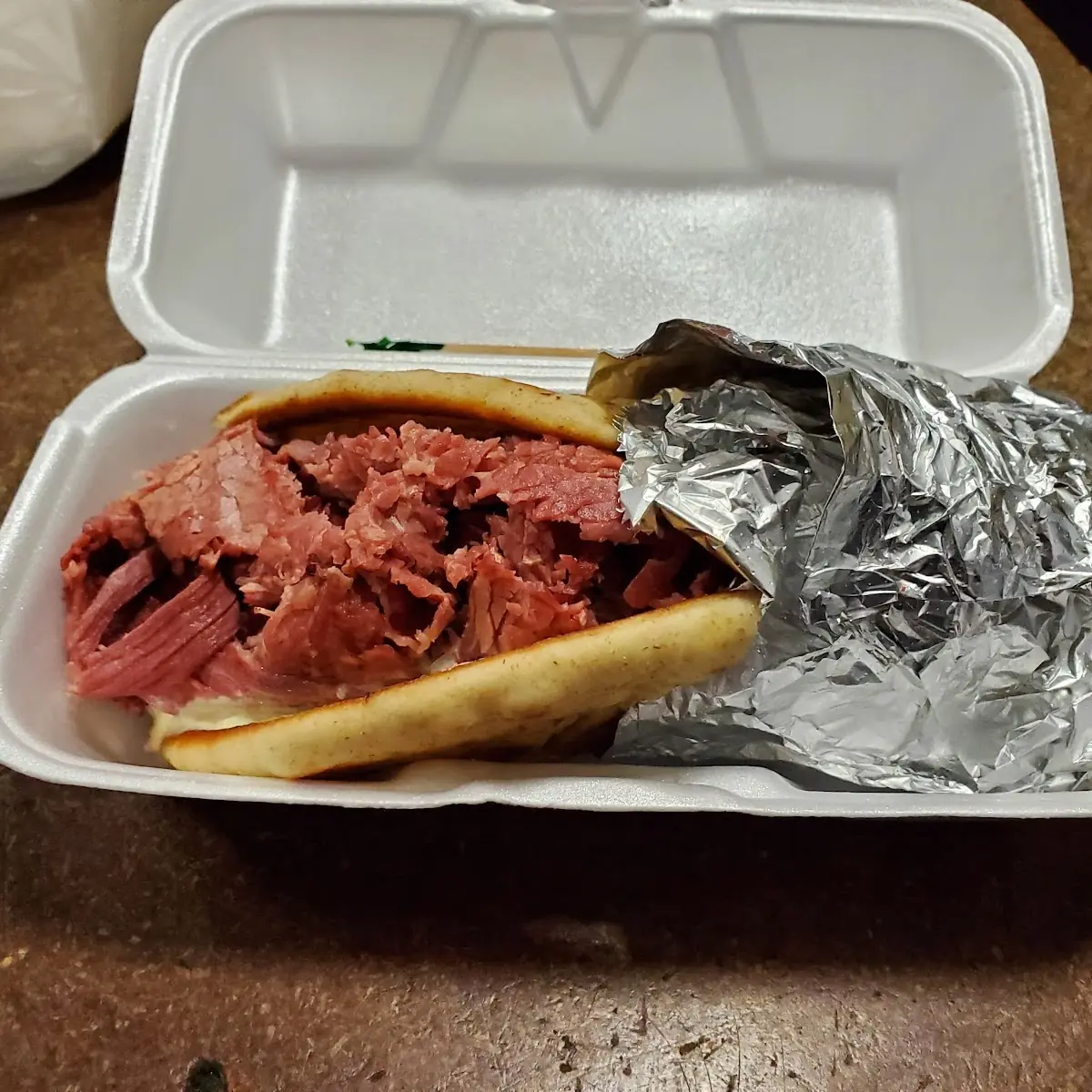 Corned Beef Pita
