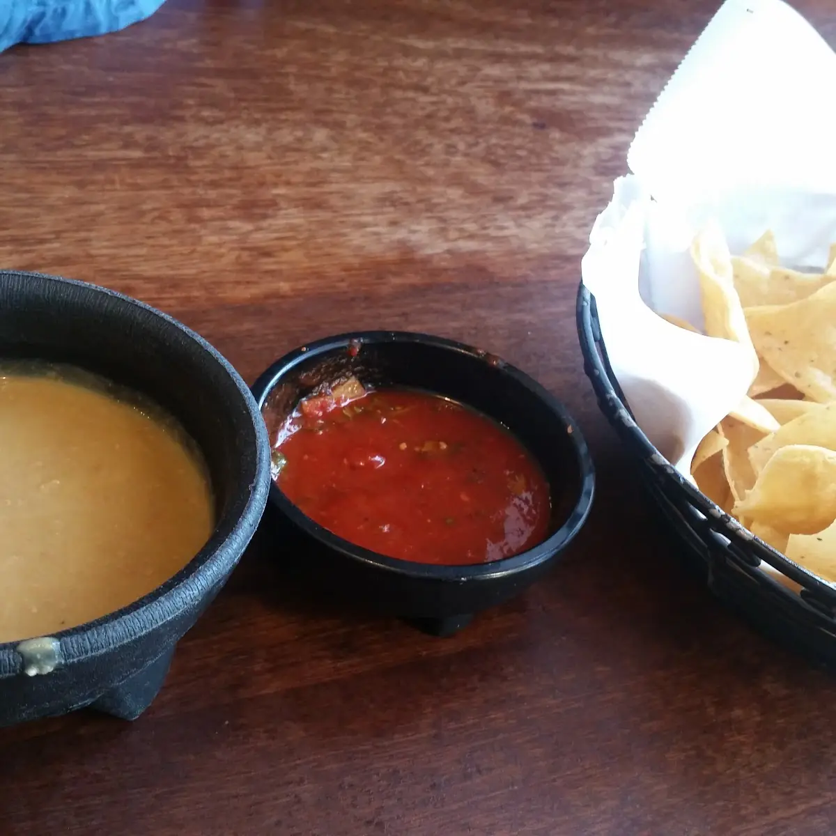 Complimentary Chips Salsa and Beans
