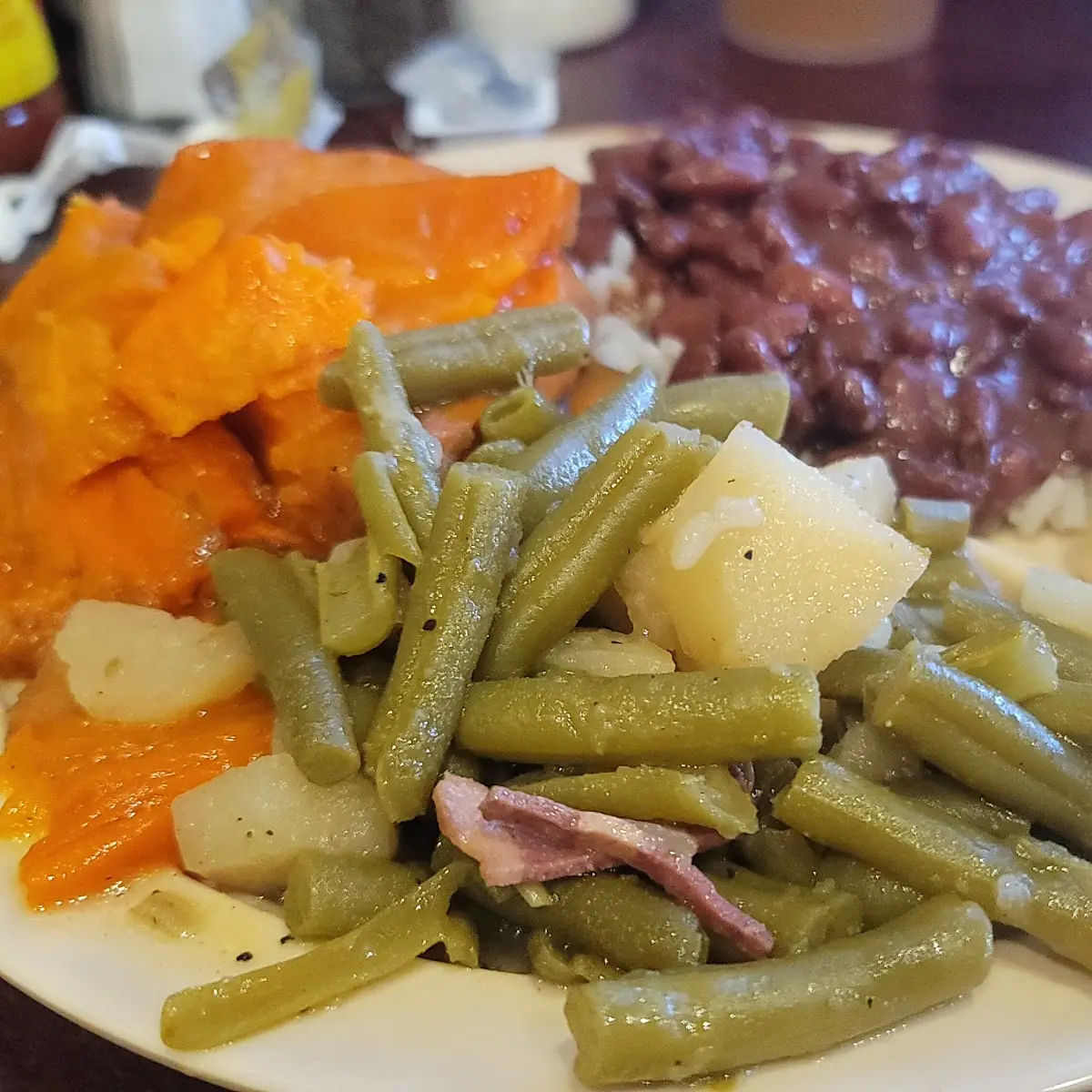 Rice and Beans Sweet Yams