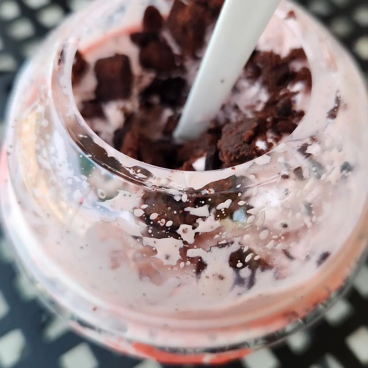 Brownie Flurry with Raspberry Flavor Burst