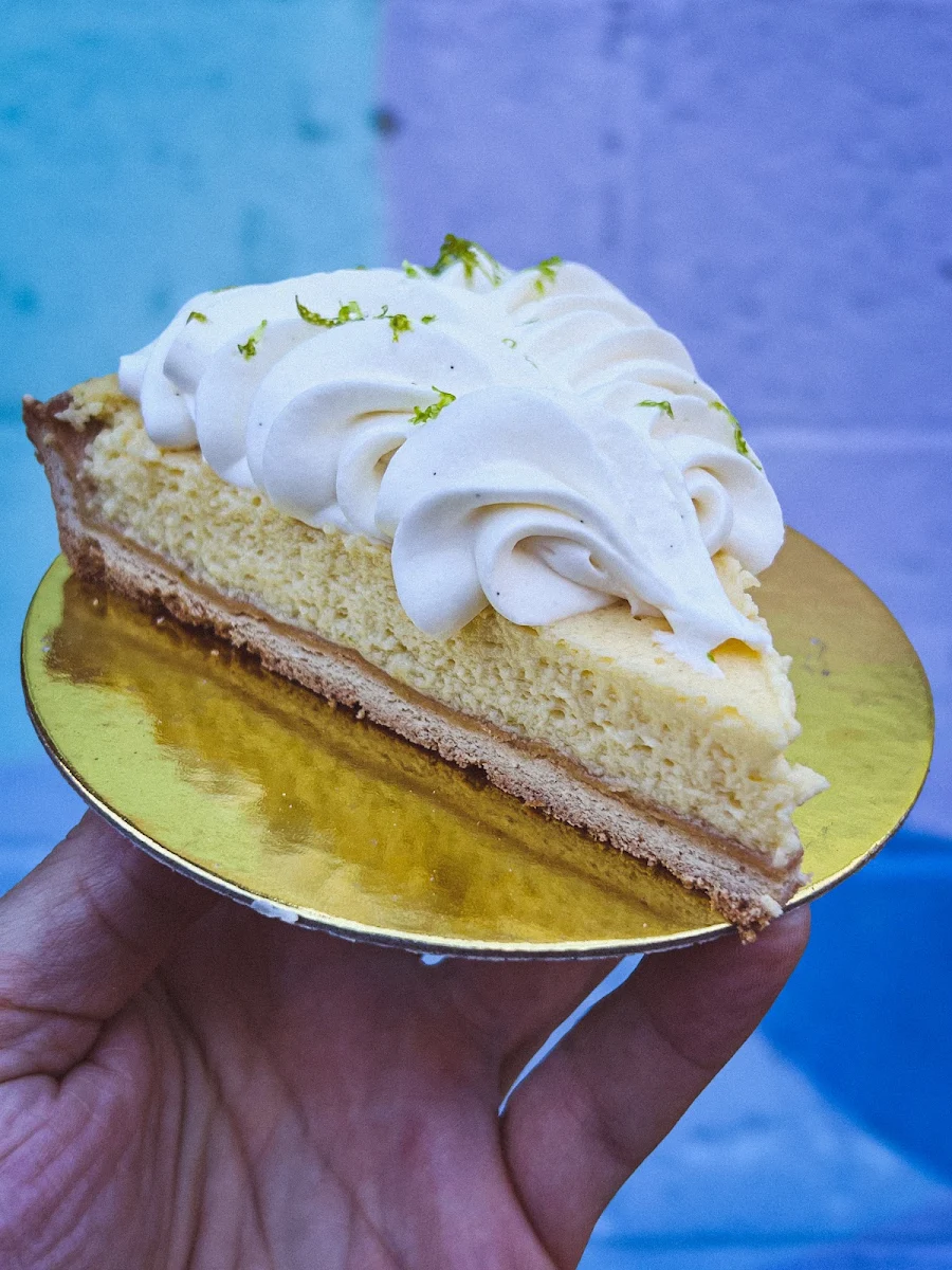 Key Lime Cheesecake Slice