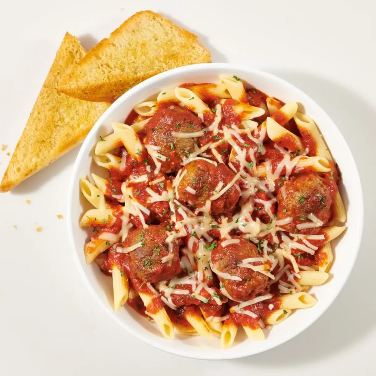 Penne Pasta & Meatballs