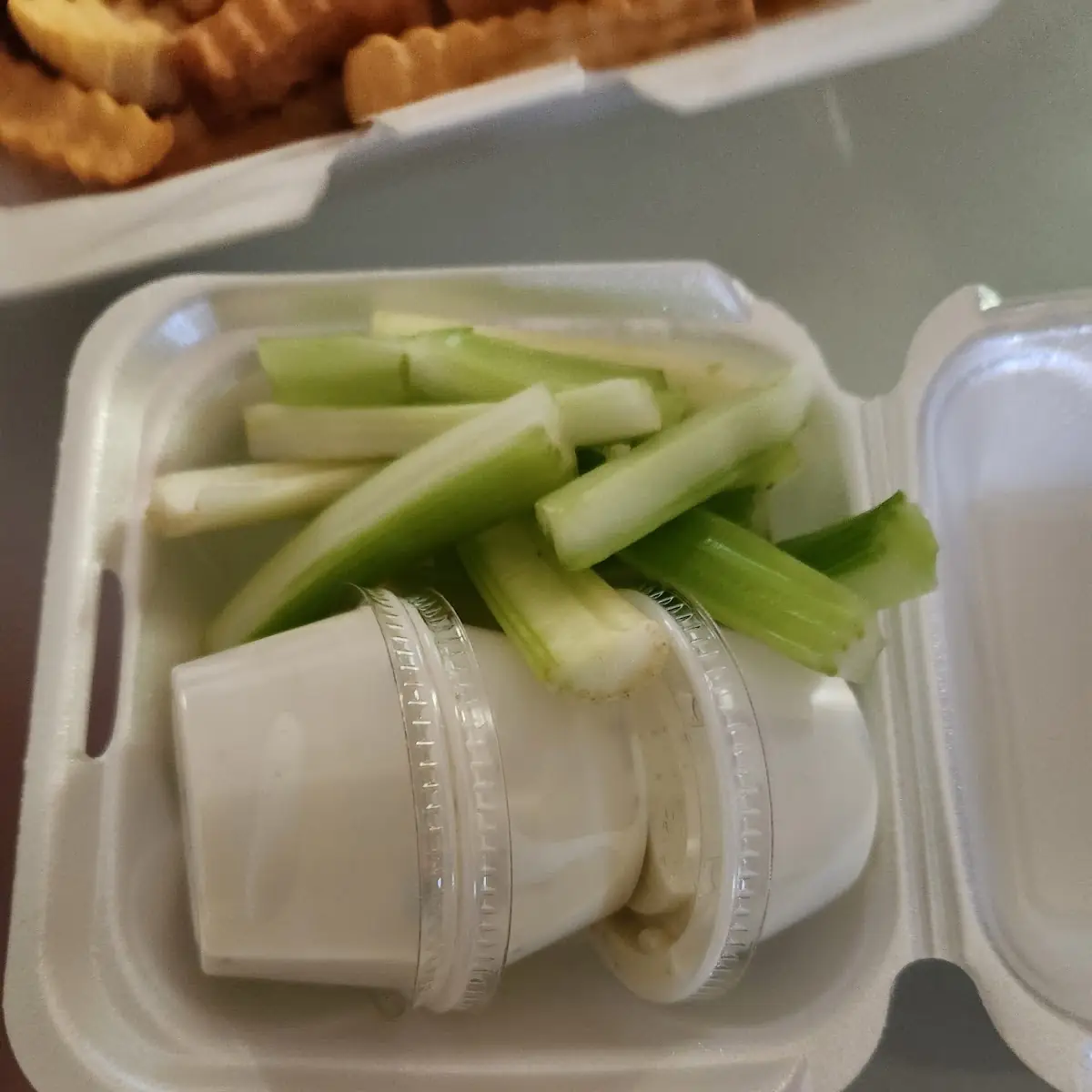 Celery and Ranch Dressing