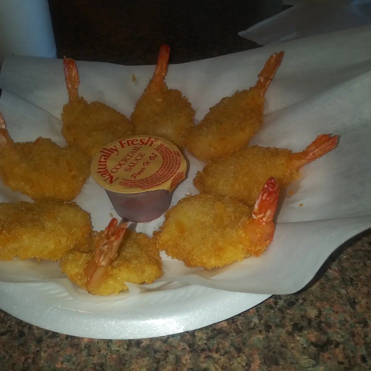 Eight Piece Fried Shrimp