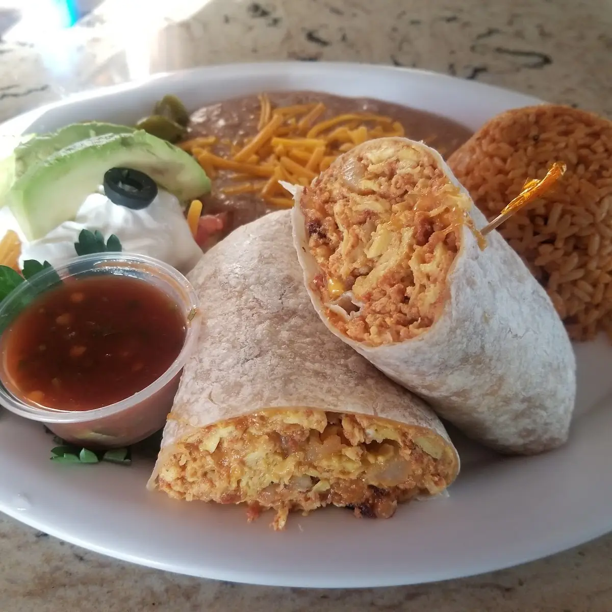 Chorizo Breakfast Burrito