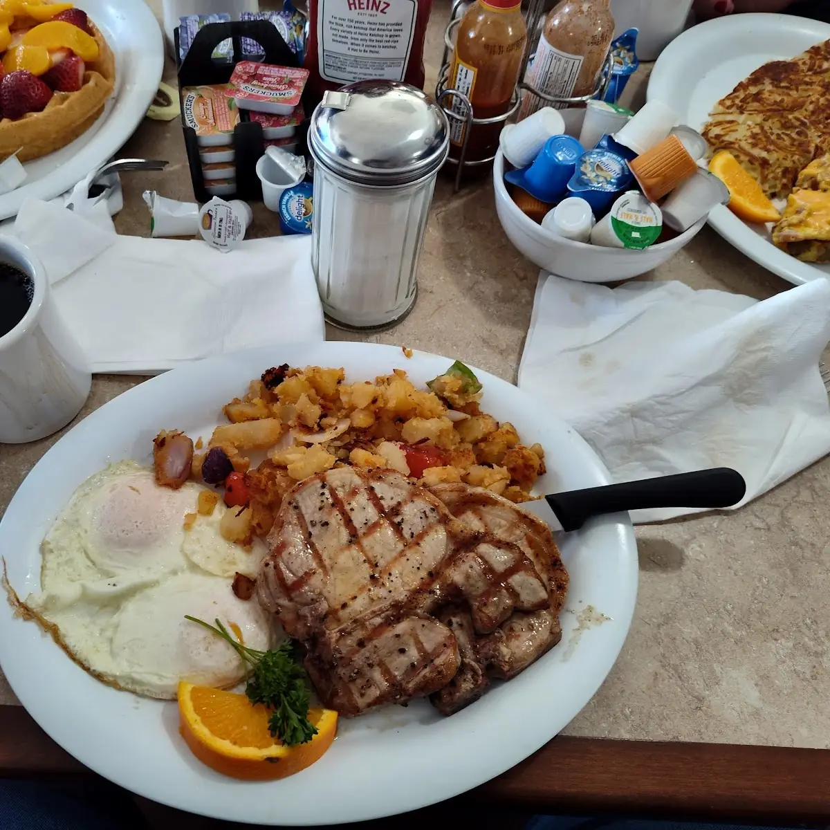 Pork Chop & Eggs