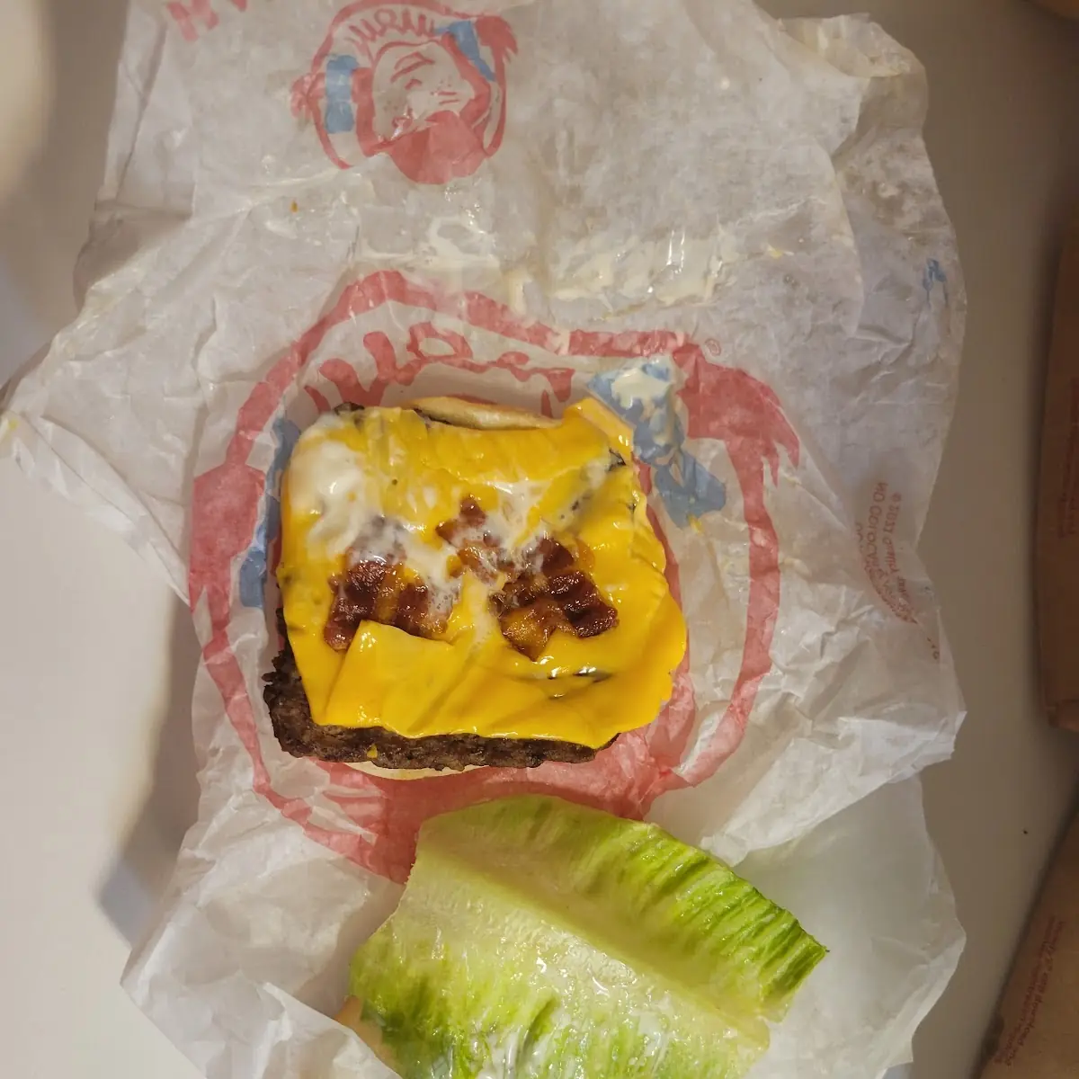 Junior Bacon Cheeseburger